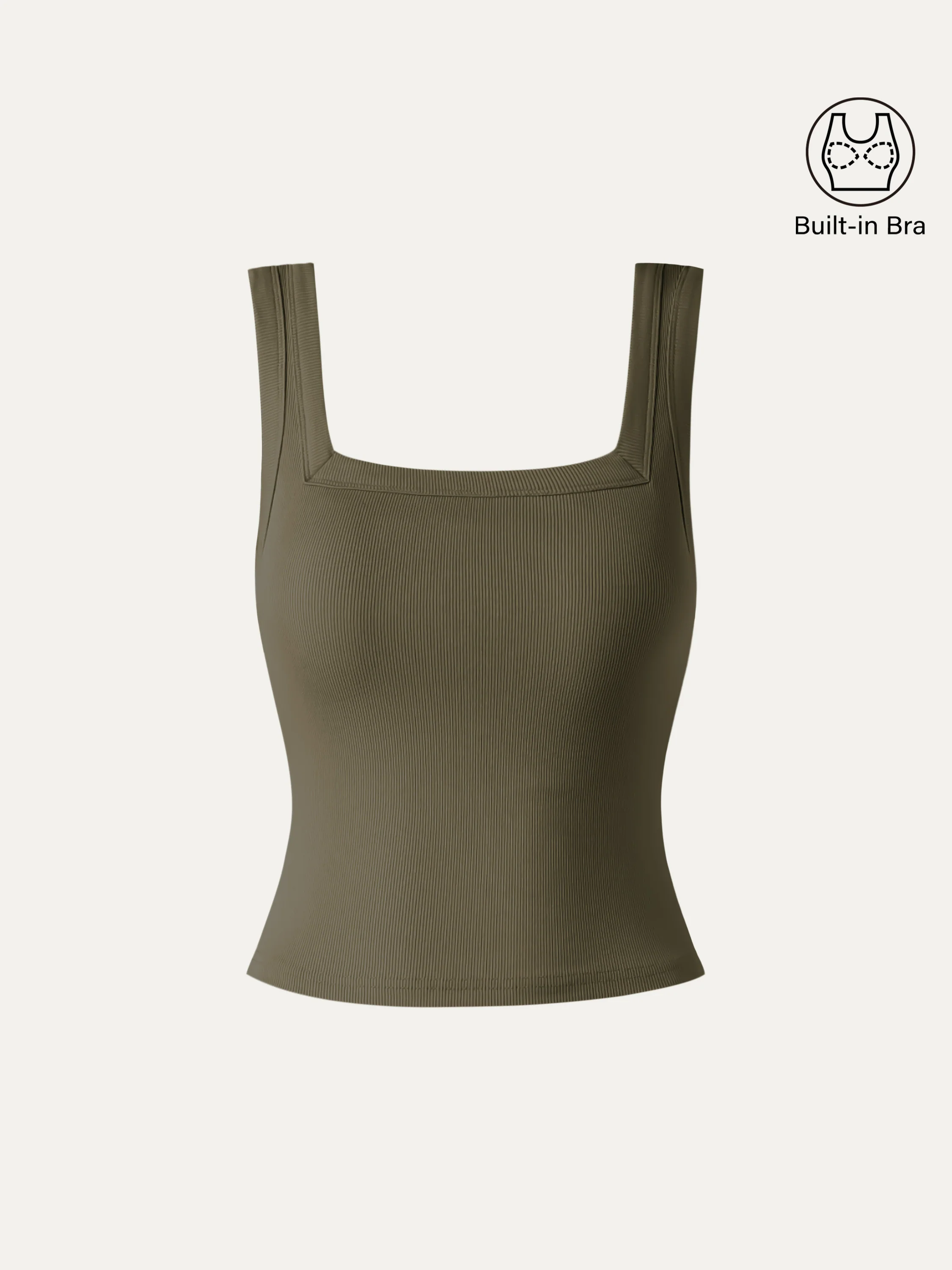 Slinky Square Open-Back Bra Tank Top - Image 12